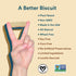 Benefit Biscuits, All Natural Dog Treats, Certified Vegan, Non GMO, Wheat Free, Healthy Dog Biscuits, 7oz