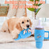 BABORUI Cute Squeaky Dog Toys Cup, Safety Design Dog Birthday Toy for Small/Medium/Large Aggressive Chewers (Blue)