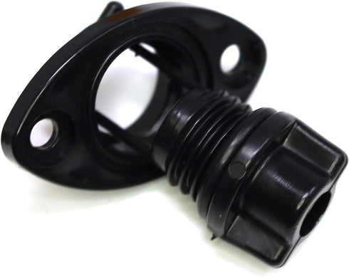 JSP Manufacturing Universal Kayak Plastic Drain Plug and Base Assembly Kit for Pelican, Lifetime Kayaks