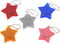 Stylish Safety Reflectors for Jackets, Bags, Purses, Backpacks, Strollers, Wheelchairs (Star, Mix-5-Pack)