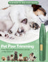LEYOUFU Dog Clippers for Grooming - 2 Speed Low Noise Cordless Trimmer for Small Pets, Green