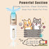 ZYPUIXK Dog,4-In-1 Vacuum Grooming Brush for Slicker Brush Kit for Shedding, Undercoat Deshedding Tool,Loose Hair