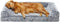 Orthopedic Dog Bed for Medium Breeds, High Density Egg Crate Foam Sofa Bed with Waterproof Removable Washable Cover