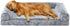 Orthopedic Dog Bed for Medium Breeds, High Density Egg Crate Foam Sofa Bed with Waterproof Removable Washable Cover