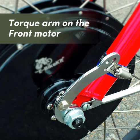 Universal Torque Arm for Electric Bicycle | e-Bike Tool for Front or Rear Hub Motors and Mid Drive Maintenance