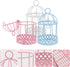 Metal Wall Hanging Bird Cage, Mini Desktop Storage Decor, Hollow Iron Organizer for Home Office
