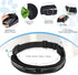 Caudblor Waist Leash for Medium Large Dogs - Bungee Hands Free Dog Leash with Zipper Pouch, Padded Handle, Heavy Duty