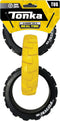 Tonka Rubber 3-Ring Tug Dog Toy, Lightweight, Durable, Water Resistant, 10.5 Inches for Medium/Large Breeds