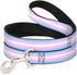 Dog Leash 4 Feet Long, 1.0 Inch Wide, Flag Transgender, Baby Blue, Baby Pink, White