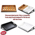 TableCraft Products CRATE12 Gastro Serving and Display Crate - Acacia Wood, 12 3/4" x 10 1/2" x 2 3/4"