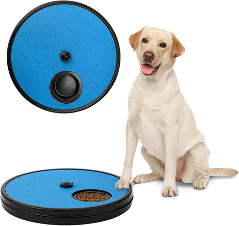 NQEUEPN Dog Scratch Pad for Nails, 3 in 1 Round Rotatable Pet Grinding