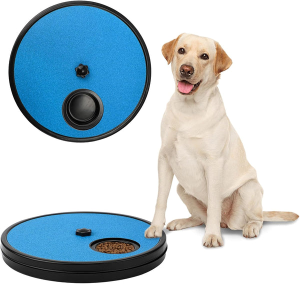 NQEUEPN Dog Scratch Pad for Nails, 3 in 1 Round Rotatable Pet Grinding