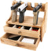 Hossmily Pistol Rack for Gun Safe Real Wood Handgun Rack Holder,4-Slot Handgun Pistol
