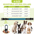 Led Glowing Dog Collars, Lighted Rechargeable Glow Collar for Night, Light Up Dog Collar for Small Dogs (Blue, Pack of