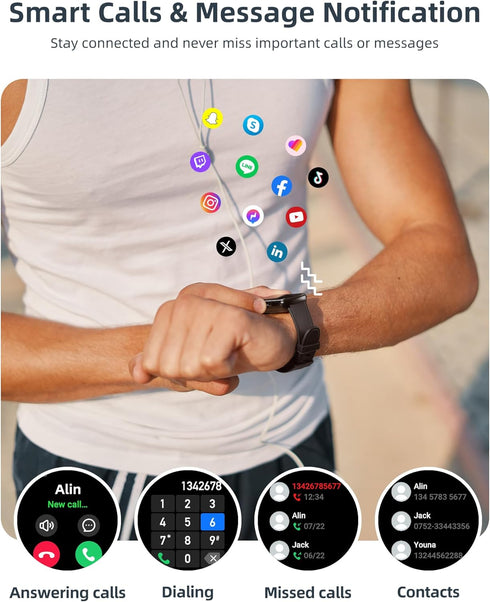 Counter/Calories/Stopwatch, IP68 110+ Parsonver Fitness Tracker with Step Health Activity Tracker with Heart Rate Sleep