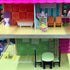 STOBOK Kids Mini Toys Badminton Set, Mini House Tennis Set, Miniature Tennis Racket Photography Props