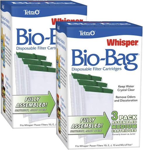 Tetra Whisper Bio-Bag Cartridge, Medium Size, 6-Count