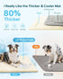 Babygreat 59" 40" Summer X-Large(59" 40")) Dog Cooling Mat, x Reversible Self-Cooling Mat for Medium Dogs, Arc-Chill