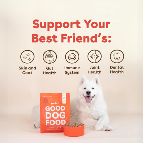 16 oz) Pupford Good Dog Food, Freeze-Dried Raw, High-Protein, Superfood Ingredients, Vet-Approved, No Fillers