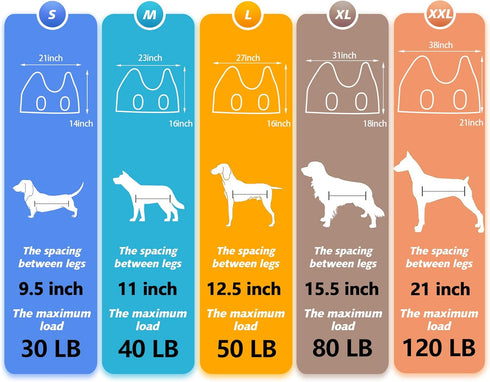 Hammock Trimming 120lb), ATESON Dog Grooming - Upgrade Pet Grooming Harness for Nail (XXL Dog Sling for Nail Clipping