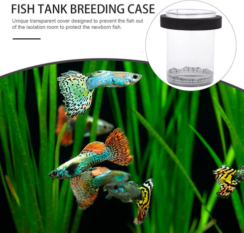 Ipetboom 1pc Aquarium Box - Baby Fish Separator Box, Floating Hatching Incubator for Betta Fish