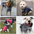 SlowTon Winter Dog Coat, Waterproof Windproof Puppy Vest with Turtleneck Scarf, Soft Pet Outfits, M, Grey