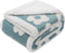 Luciphia Waterproof Dog Cat Blanket - Fluffy Thick Fleece Pet Blanket, Washable Double Sided Sherpa (Blue, 40x28 inches)