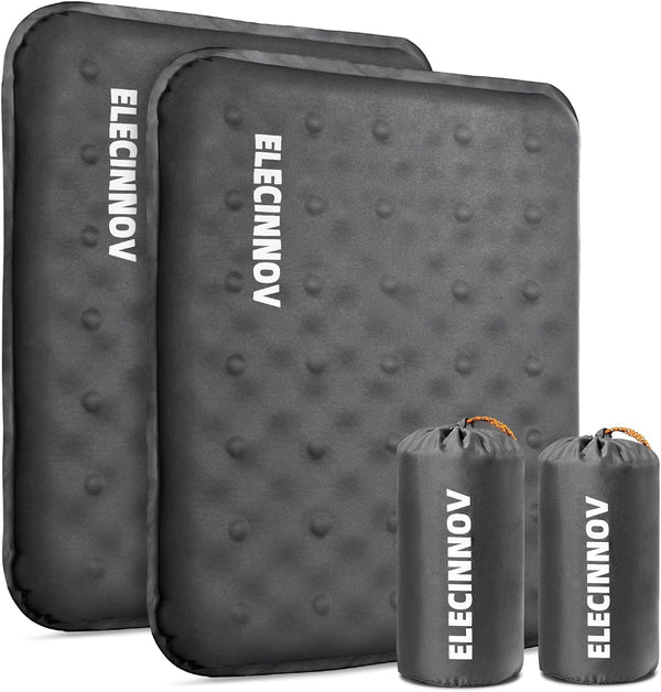 Inflatable Seat Cushion, Self Inflating Memory Foam Stadium Seat Cushion Lightweight Camping