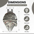 K9King Ultimate Star War Falcon Golf Ball Marker Set, Premium Accessories for Enhanced Golfing Fun and Gifts