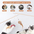 Cat Toys for Indoor Cats - 3pcs 16 Inch Natural Wood Teaser Wand with Refills, Bonus 5pcs Catnip Sticks for Play