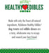 Nylabone Healthy Edibles Natural Dog Chews, Long Lasting Ham, Bacon, & Venison Flavor Treats for Dogs, Medium (5 Count)
