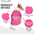 Parisian Pet Dog Tshirt - “Barking Diva“ Embroidered Girl Dog Clothes, Lightweight Pink Tee, 2XL