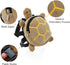Yellow Dog Backpack Harness - Adjustable Puppy Self Carrier Bag with D-Ring for Camping, Hiking, and Daily Walking