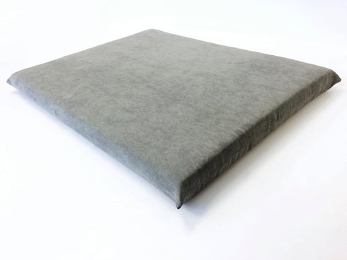 Luxurious Comfort Pet Dog Bed External Cover for Small and Large Dogs - Cover ONLY (47"x29" (45"x27"x3"), Suede - Gray)
