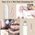 Trimmers 6 Trimmer Dog Nail and Dog Nail Grinder with Lights, Quiet Dogs Grooming Kit with Cat Paw Clipper & Pet Paw