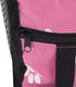 Pet Safety Seat with Oxford Cloth Bear Paw Pattern, Washable Adjustable Strap Carrier Storage Bag for Travel (Pink Paw
