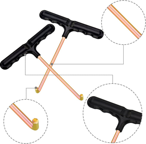 TecUnite 2 Pack Trampoline Spring Pull Tool, Adjustment T-Hook Spring Pull Kit