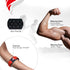 FITCENT Heart Rate Monitor Armband, Bluetooth ANT+ Optical Sensor, Rechargeable Fitness Tracker for Peloton