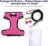 Chicken Harness Hen Size with 6ft Matching Leash, Adjustable, Comfortable, Large Size for Chicken Weighing About 6.6