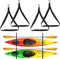 Kayak Storage Strap System with Adjustable Hanging Straps for 1 or 2 Kayaks, Paddle Board, Canoe
