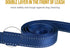 OneTigris No-Pull Handled Dog Walking Leash - Long Traffic Leads for Medium to Large Dogs (Blue, 4FT)