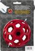 JW Pet Hol-ee Giggler Dog Toy Puzzle Ball – Natural Rubber, Medium (4.5 Inch Diameter), Red