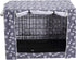 Pethiy Dog Crate Cover Durable Polyester Pet Kennel Cover Universal Fit for Wire Dog Crate - Fits Most 24 inch Dog Crates - Cover only-Sky Gray-24