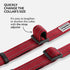 Reflective Dog Collar for Small, Medium, Large Dogs - CollarDirect with Quick Release Buckle, Nylon (10-13 Inch, Red)