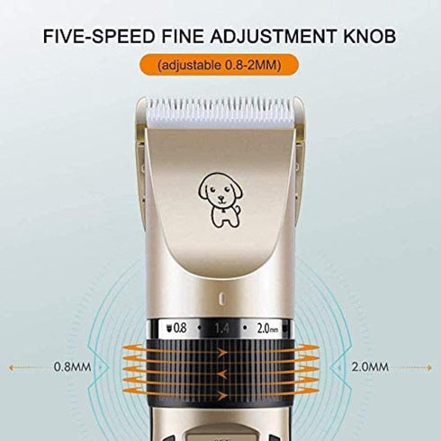 KRASS Trimmer Trimmer 4 Cordless Rechargeable Persian Cat Electric Silent Cat with Combs Professional Pet Grooming