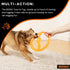 BIONIC Toss-N-Tug Dog Toy, High-Visibility Ultimate Multi-Action Toy