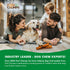8 Inch 1 Count Pork Chomps Roasted Pork Skin Dog Chew, Roll, - Long-Lasting Treats for Dogs - High Protein