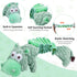 Large Interactive Squeaky Dog Toys - Tough Plush Tug-of-War Toy, Cute Chewable Plaything for Small, Medium & Large Dogs