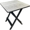 Generic 19-Inch Plastic Folding Side Table, Gray, Portable Outdoor Camping Furniture