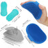 Generic 4Pcs Set 360 Dog Bath Brush Non-Slip Shampoo Brush Anti-Slip Adjustable Massage Scrubber Silicone Bristles